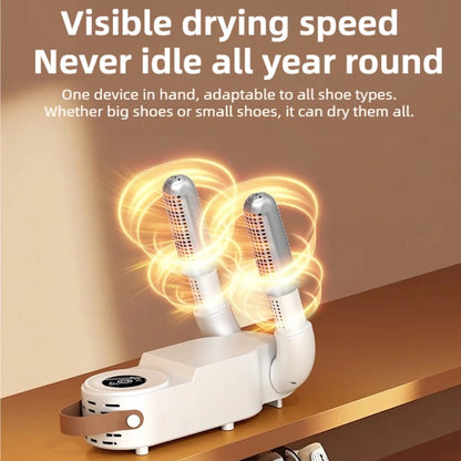 TINSOL New Foldable Touch Screen Shoe Dryer Fast Heating Sterilization Heater Socks Dryer Shoe Hot Air Deodorizing Dehumidifier