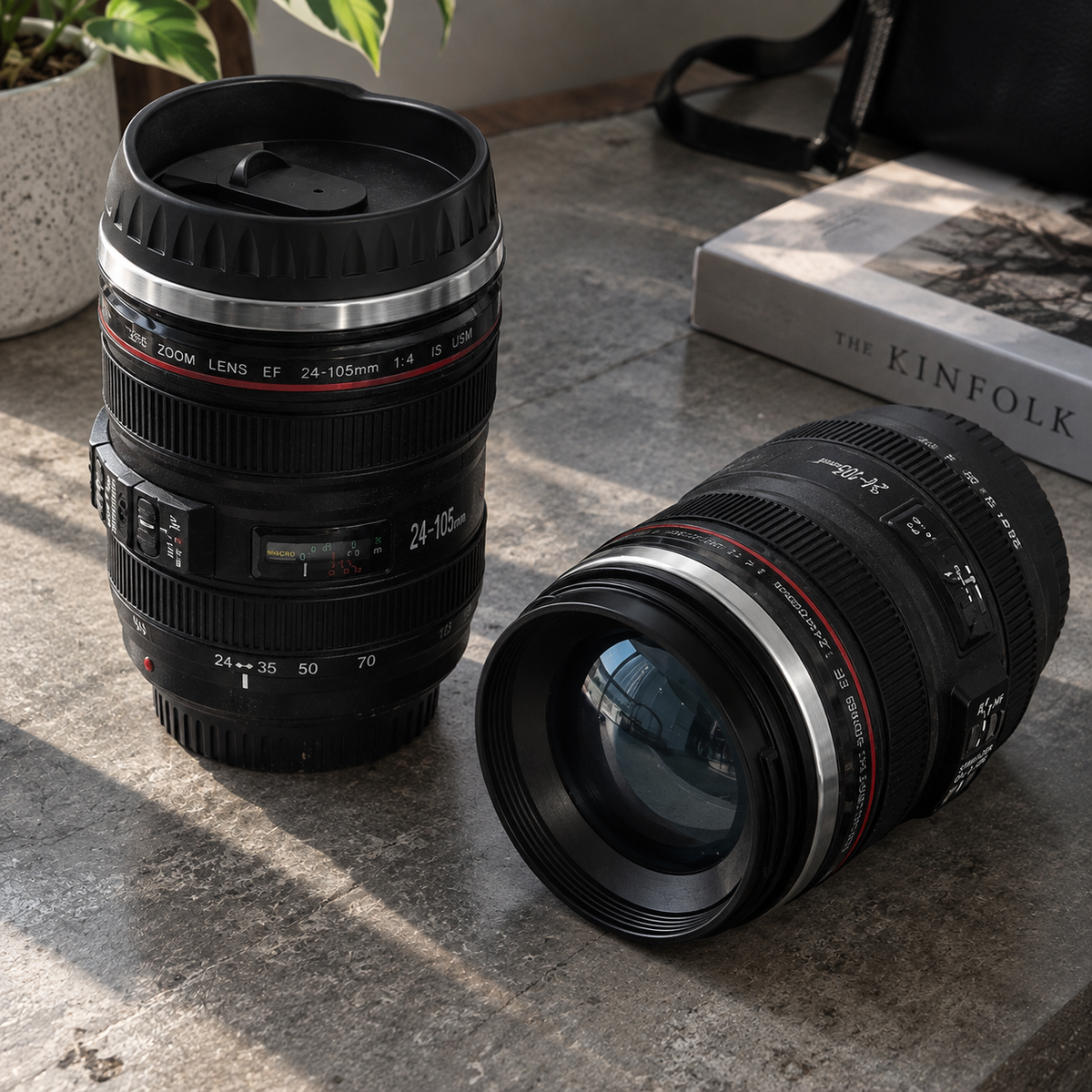 PixelPour™ | Camera Lens Coffee Mug