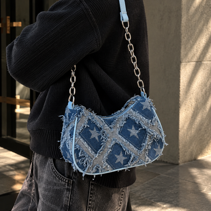 Star Denim Bag
