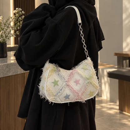Star Denim Bag