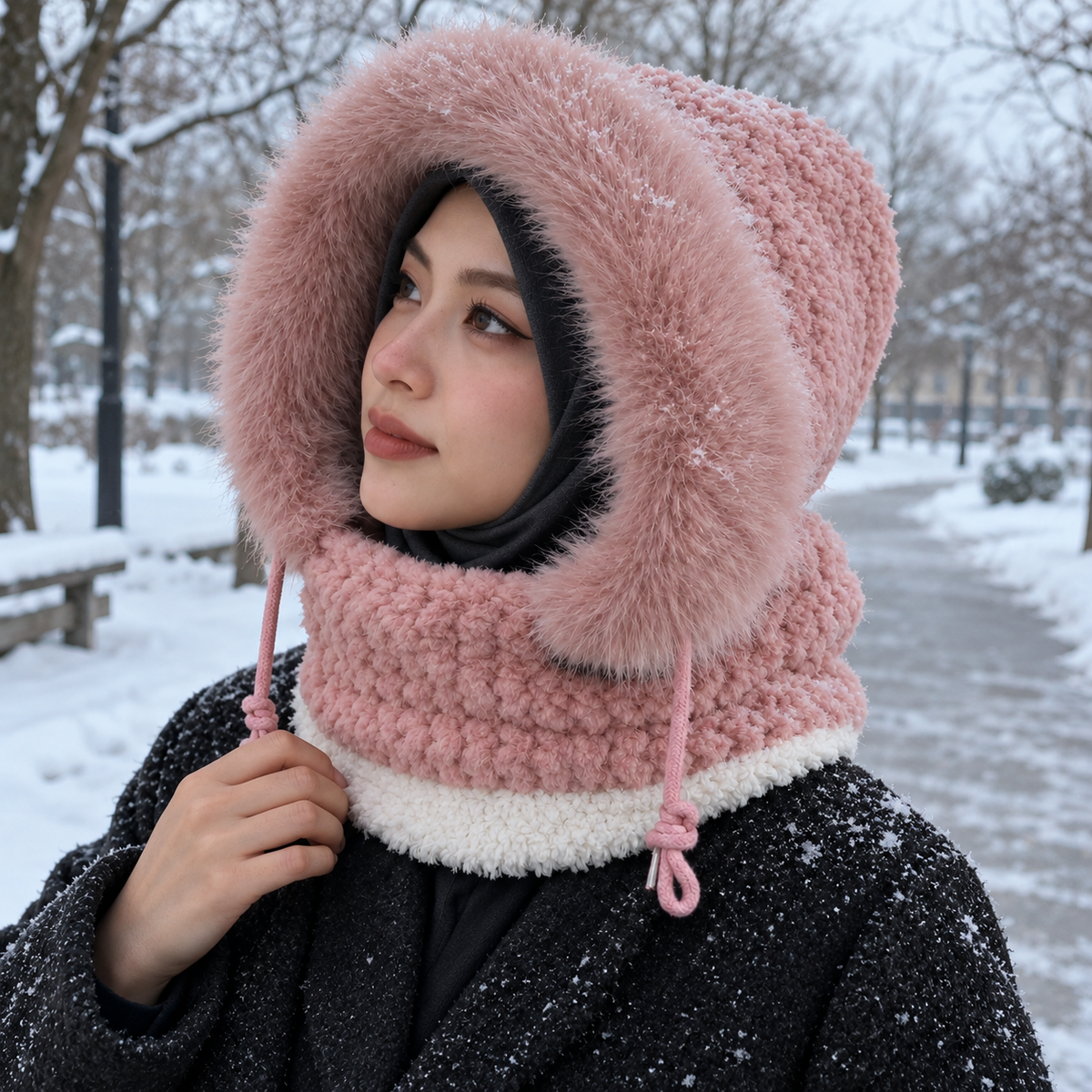 Plush Winter Hood
